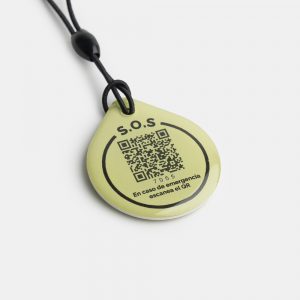 Para identificarles _Llavero identificación SOS
