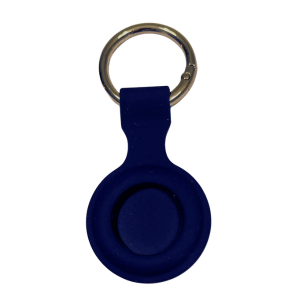 Soporte llavero azul para geolocalizador